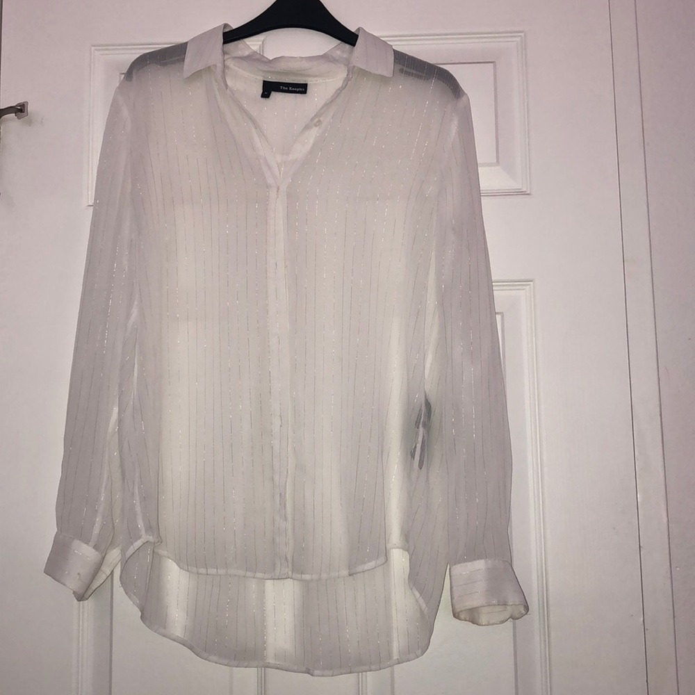 The Kooples Sheer Button-Up